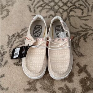 Hey Dude Light Tan Slip-On Shoes